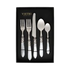 Aladdin Antique Light Gray Five-Piece Place Setting – Set Of 4