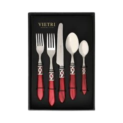 Aladdin Antique Red Five-Piece Place Setting – Set Of 4