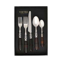 Aladdin Brilliant Tortoiseshell Five-Piece Place Setting – Set Of 4