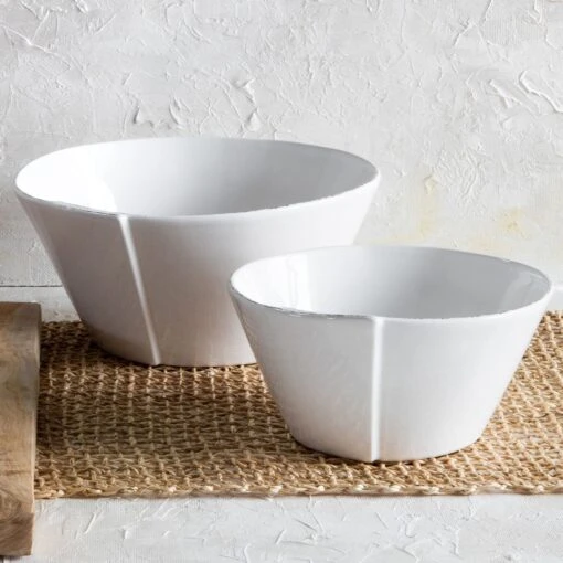 Lastra White 2-Piece Serving Bowls Set - Image 3