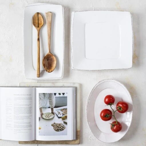 Lastra White 3-Piece Serveware Set - Image 3