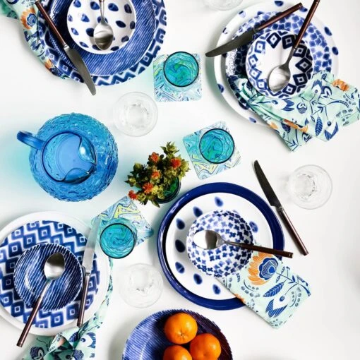 Santorini Diamond Dinner Plate - Image 3