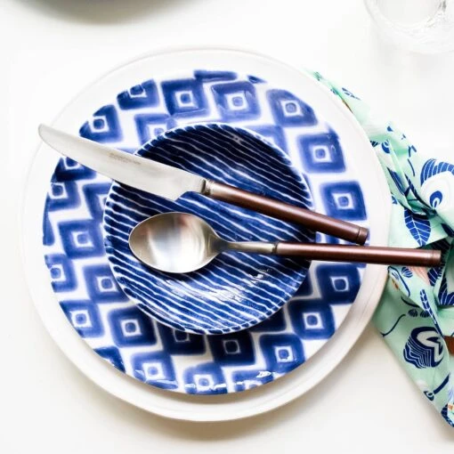 Santorini Diamond Salad Plate - Image 2