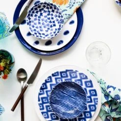Santorini Diamond Salad Plate -Kitchen Shop VSAN 003001A LSALT 4 1800x1800