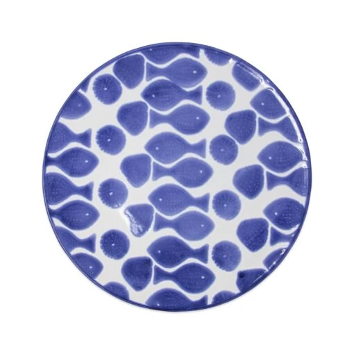 Santorini Fish Dinner Plate